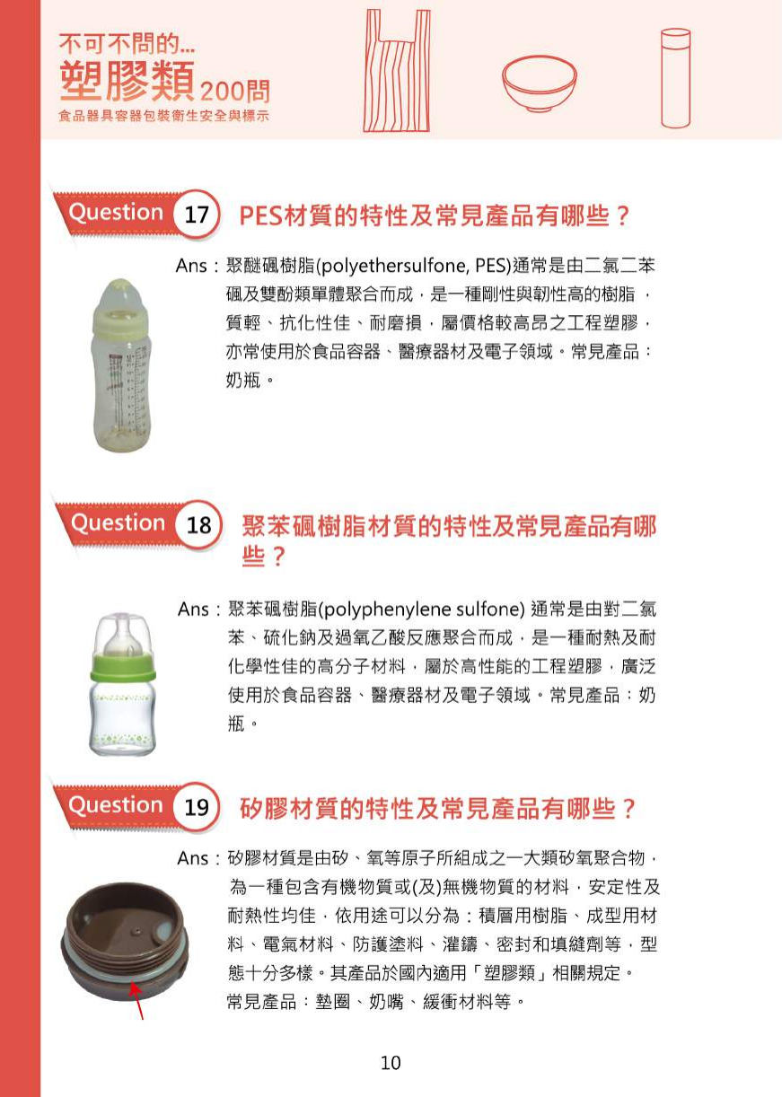 不可不問的塑膠類200問-食品器具容器包裝衛生安全與標示圖片