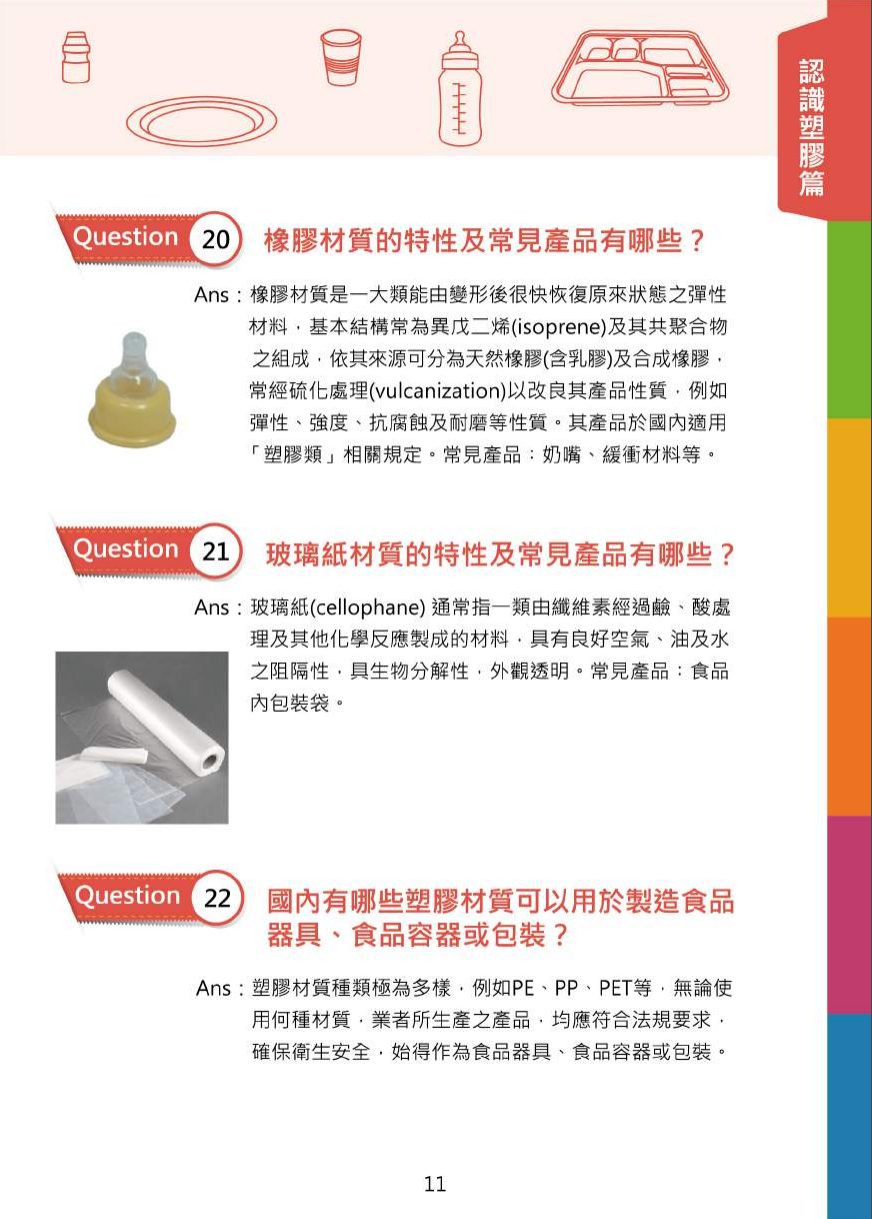 不可不問的塑膠類200問-食品器具容器包裝衛生安全與標示圖片