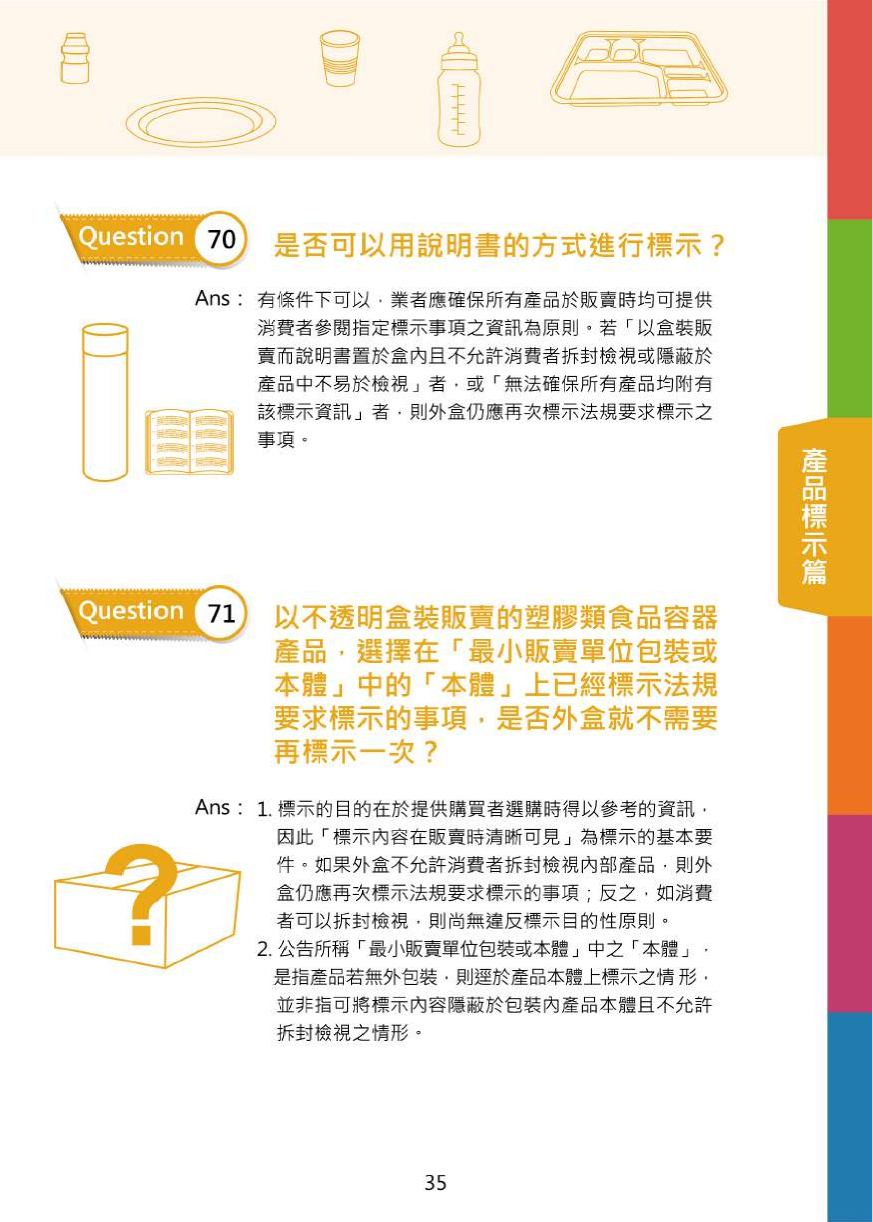 不可不問的塑膠類200問-食品器具容器包裝衛生安全與標示圖片
