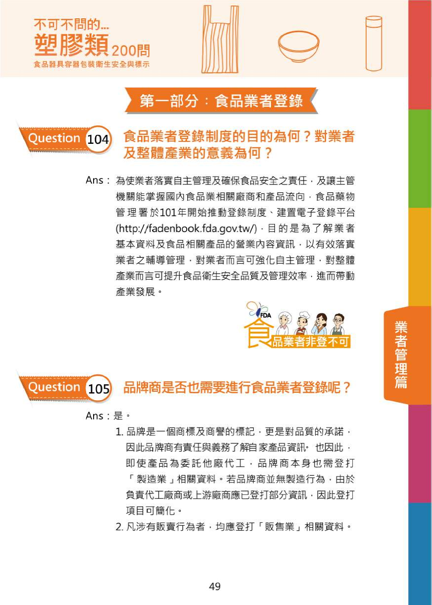 不可不問的塑膠類200問-食品器具容器包裝衛生安全與標示圖片