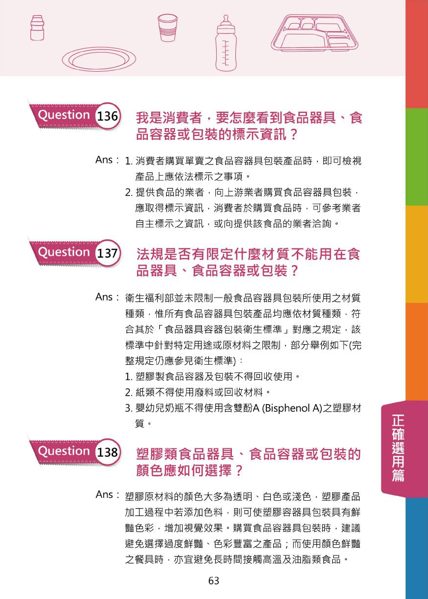 不可不問的塑膠類200問-食品器具容器包裝衛生安全與標示圖片