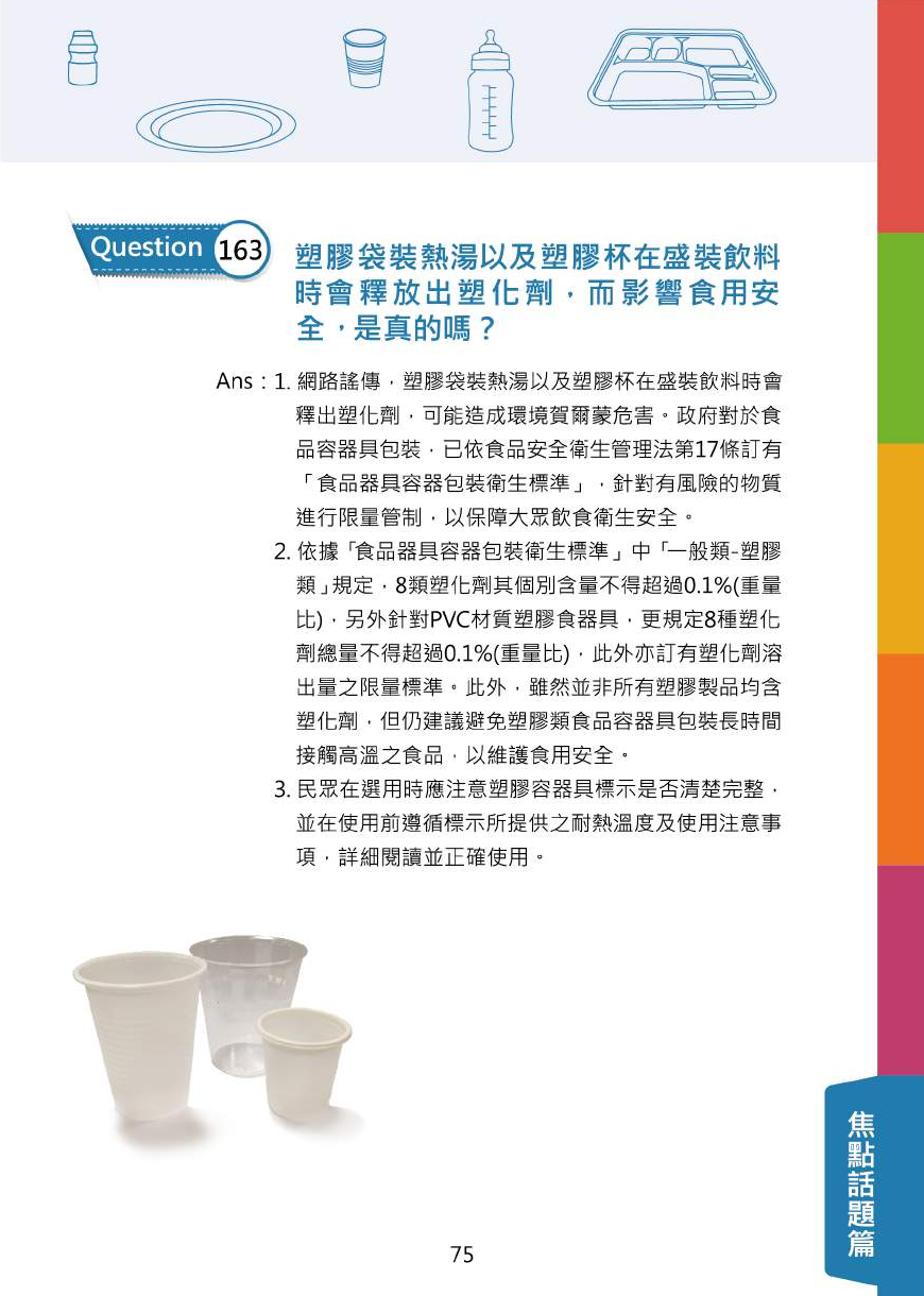 不可不問的塑膠類200問-食品器具容器包裝衛生安全與標示圖片