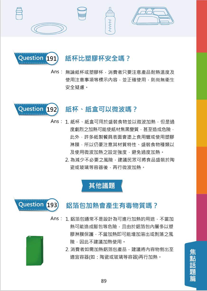 不可不問的塑膠類200問-食品器具容器包裝衛生安全與標示圖片