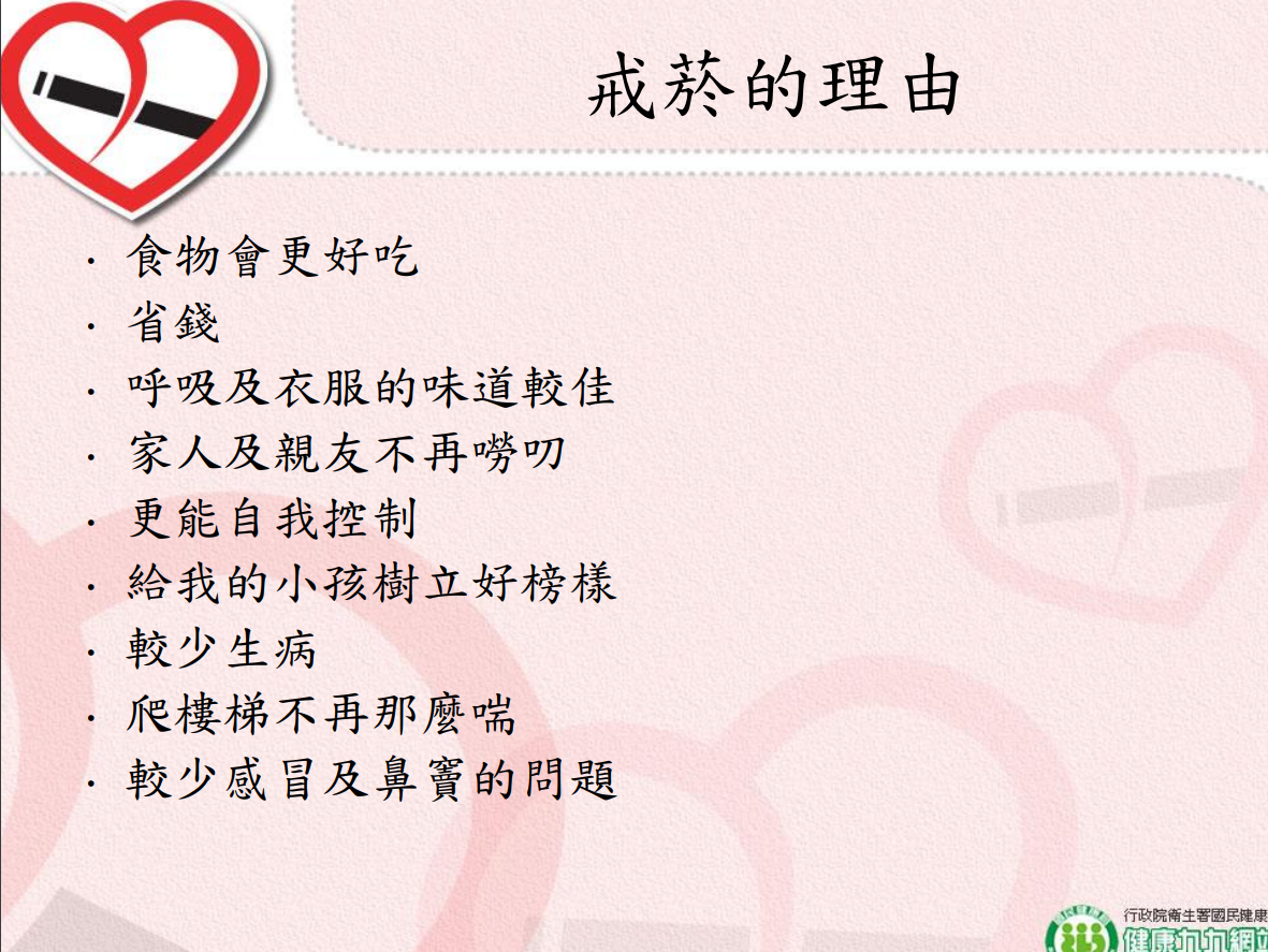 菸害衛教宣導圖片